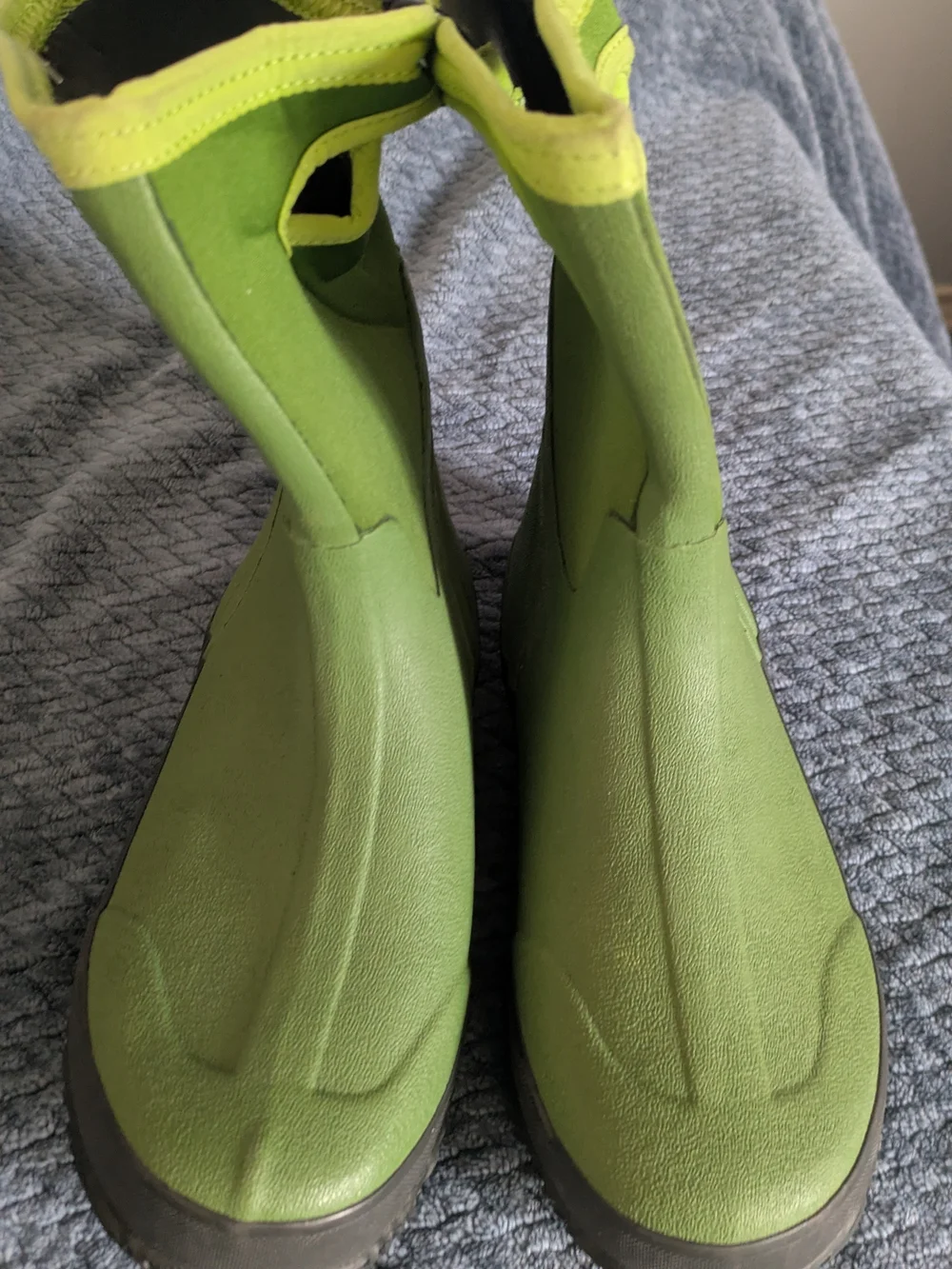Bogs jeans Olive Green Kids Rain & Snow Boots with Handles
